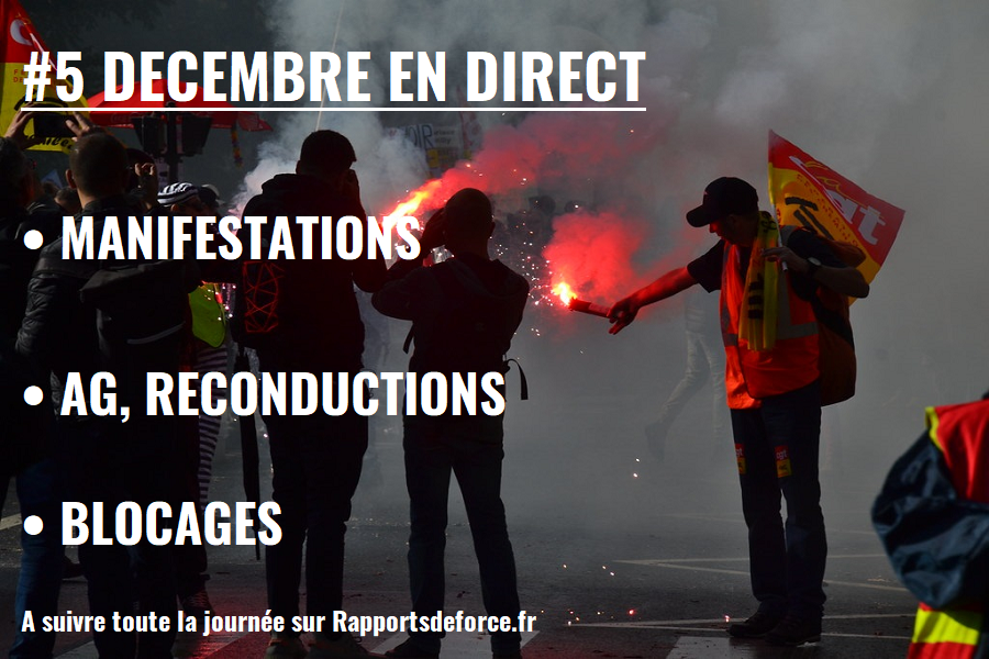 Ensemble Le 5 Decembre 2019 La Cgt Du Rhone