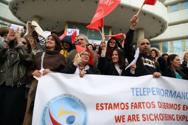 Grève Teleperformance centres d'appel, Portugal, février 2024