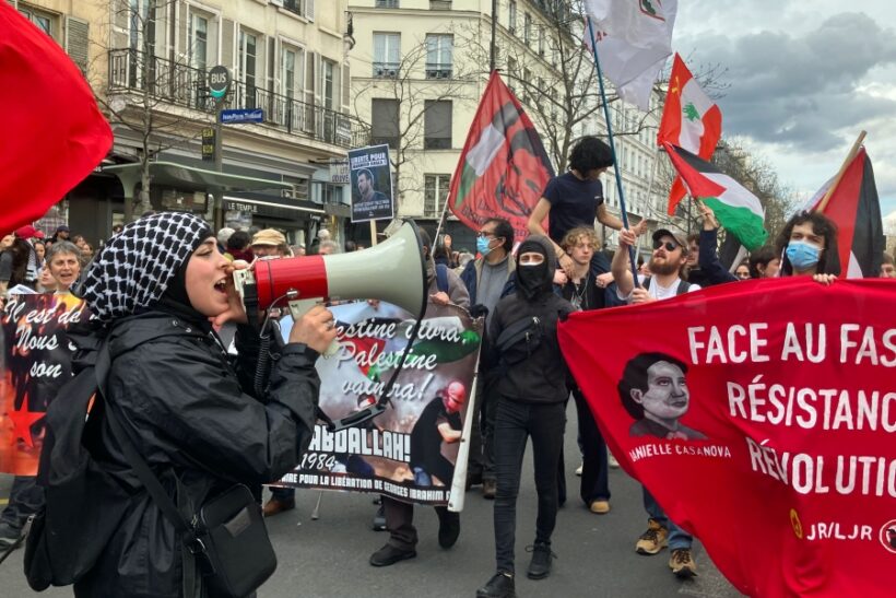 Marche contre le racisme et le fascisme, Paris, 22 mars 2025.