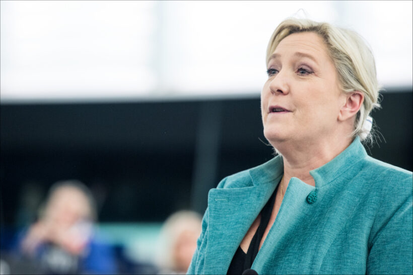 Rassemblement national Marine Le Pen