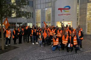 grève nettoyage TotalEnergies