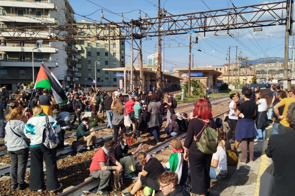 Gênes grève en soutien à Gaza