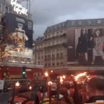 A la marche au flambeau de la CGT Commerce  contre la « casse sociale »