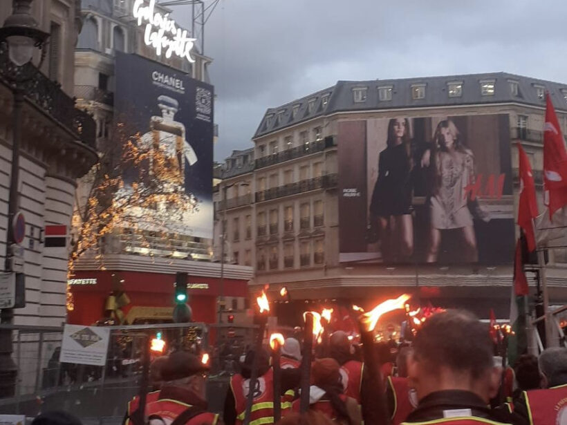 Marche au Flambeau, CGT, 3 décembre 2025